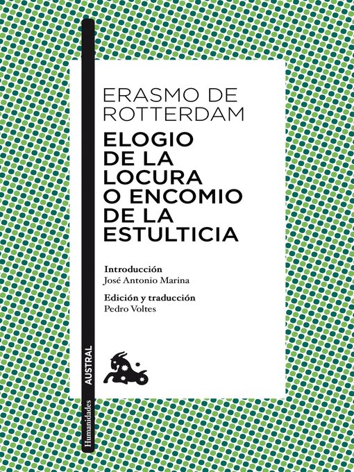 Title details for Elogio de la locura o Encomio de la estulticia by Erasmo de Rotterdam - Available